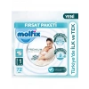 BFS   Molfix Premium Bebek Bezi Fırsat Paketi 1 Beden 2-5 Kg 72 Adet
