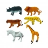 BFS Nessiworld 0715 Vahşi Hayvanlar Poşetli 6lı Hayvan Oyun Seti -Sunman