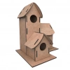 BFS Nessiworld 5269 Kumtoys Boyanabilir 3lü Kuş Evi - Bird House