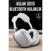 BFS P9 Air Max Kablosuz 5.0 Mikrofonlu Bluetooth Kulaklık Beyaz Yüksek Ses Kaliteli