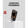 BFS Powerbank 20000 mAh Dijital Ekranlı ve Çok Kablolu Hızlı Şarj Cihazı