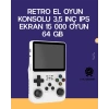 BFS R36S Retro El Konsolu 64 GB – 15.000 Oyun, Geniş Platform Desteği, 3.5” IPS Ekran