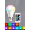 BFS RGB Led Lamba Led Işık Ampul Renk Değiştirebilen 100 Watt