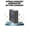 BFS Solar Lamba Dekoratif Aplik Su Geçirmez Led Işıklı Duvar Lambası