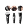 BFS Tıraş Makinesi 3 Başlıklı T Başlıklı Hassas Ciltlere Özel Saç Sakal Vücut Kulak ve Burun