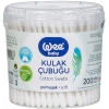 BFS   Wee Baby Kulak Temizleme Çubuğu (200 Adet) 906