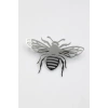 Çelik Arı Broş - Gümüş