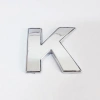 Cemax K Harfi  3,75 cm Krom Yapışkanlı