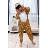 Çocuk Kaplan Kostumu - Aslan Kostümü 2-3 Yaş 80 Cm