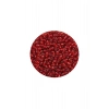 Dökme Cam Kum Boncuk (11/0) 2 mm - 20 Gram -  Şeffaf Koyu Kırmızı - BNC015