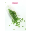 Dökme Cam Kum Boncuk (8/0) 3 mm - 60 Gram - Şeffaf Çimen Yeşili - BNC195