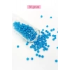 Dökme Cam Kum Boncuk Büyük Boy (6/0) 4 mm - 20 Gram - Açık Mavi - BNC106