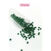 Dökme Cam Kum Boncuk Büyük Boy (6/0) 4 mm - 20 Gram - Koyu Yeşil - BNC104