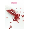 Dökme Cam Kum Boncuk Büyük Boy (6/0) 4 mm - 60 Gram - Koyu Kırmızı - BNC110