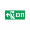 Exit Yukarı Sol Ok İşaretli Uyarı Levhası 17,5x25 KOD:956