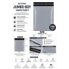 Gri Cepsiz Jumbo Boy Kargo Poşeti 60x62+5 Cm 100 Adet