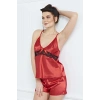 Kadın Şık Saten Gecelik Takım 3524 - Royaleks