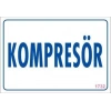Kompresör Uyarı Levhası 17,5x25 KOD:1732