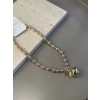 Metal Top Kolye - Altın