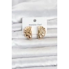 Mey İthalat® 316L Çelik Gold Renk Vintage Model Kadın Küpe