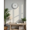 Mey İthalat® 36 Cm Beyaz Dekoratif Duvar Saati