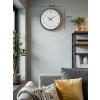 Mey İthalat® 36 Cm Gri Dekoratif Duvar Saati