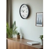 Mey İthalat® 36 Cm Gri Standart Dekoratif Duvar Saati