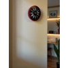 Mey İthalat® 36 Cm Kırmızı Asil Duvar Saati