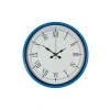 Mey İthalat® 36 Cm Mavi Roma Rakamlı Duvar Saati