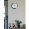 Mey İthalat® 36 Cm Mavi Sade Dekoratif Duvar Saati