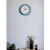 Mey İthalat® 36 Cm Mavi Zarif Duvar Saati