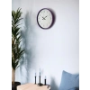 Mey İthalat® 36 Cm Mor Dekoratif Duvar Saati