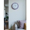 Mey İthalat® 36 Cm Mor Roma Rakamlı Dekoratif Duvar Saati