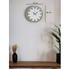 Mey İthalat® 36 Cm Sade Dekoratif Duvar Saati