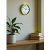 Mey İthalat® 36 Cm Sarı Çocuk Odası Duvar Saati