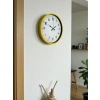 Mey İthalat® 36 Cm Sarı Dekoratif Duvar Saati