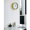Mey İthalat® 36 Cm Sarı Dekoratif Duvar Saati