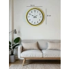 Mey İthalat® 36 Cm Sarı Modern Dekoratif Duvar Saati
