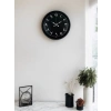 Mey İthalat® 36 Cm Siyah Arapça Rakamlı Duvar Saati
