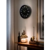 Mey İthalat® 36 Cm Siyah Arapça Rakamlı Duvar Saati