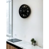 Mey İthalat® 36 Cm Siyah Dekoratif Duvar Saati