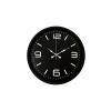 Mey İthalat® 36 Cm Siyah Dekoratif Duvar Saati