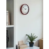 Mey İthalat® 36 Cm Standart Kırmızı Duvar Saati