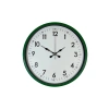 Mey İthalat® 36 Cm Yeşil Dekoratif Duvar Saati