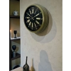 Mey İthalat® 40 Cm Metal Antik Roma Eskitme Duvar Saati