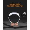 Mey İthalat® 5 Kanatlı Sessiz Mini Fan 3 Vitesli Katlanabilir Asılabilir