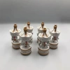 Mey İthalat® 6lı Ufak Atlı Karınca Gold-Beyaz