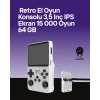 Mey İthalat® 64 GB Retro Oyun Konsolu – Çoklu Emülatör Desteği, Linux Tabanlı Açık Sistem