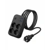 Mey İthalat® Akım Korumalı Çoklu Priz 4 USB 2 Type C 4 Priz Güvenli ve Hızlı Şarj