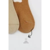 Mey İthalat®  Bear Penye Soket Çorap 2Li BS10116 Bej